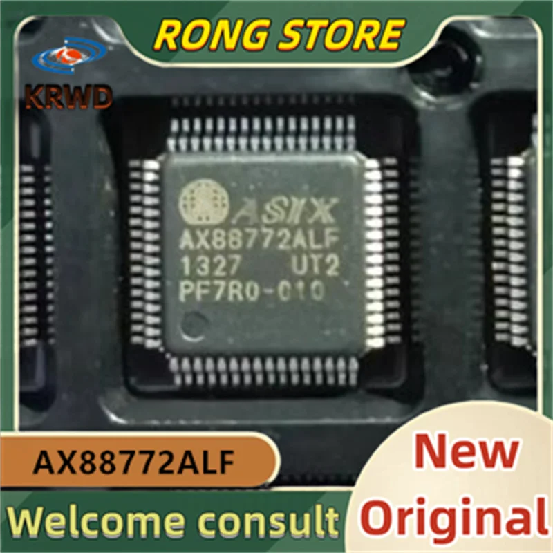 Novo e Original AX88772ALF QFP-64, 5pcs