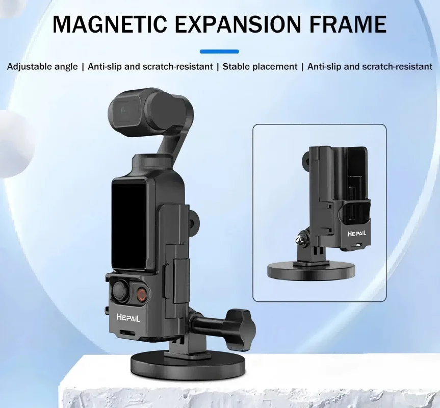 

For DJI Osmo Pocket 3 Magnetic Bracket Adapter Mount Tabletop Base Support Holder For DJI Pocket3 Expansion Vlog Accessories Kit