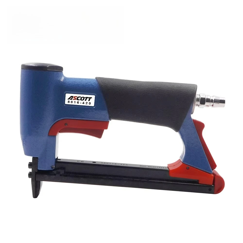 

High Pressure 8016 Pneumatic Mattress Brad Nailer 140pcs 6-16 mm Air Stapler for Furniture & Pallet Aluminum Framing Staple Guns