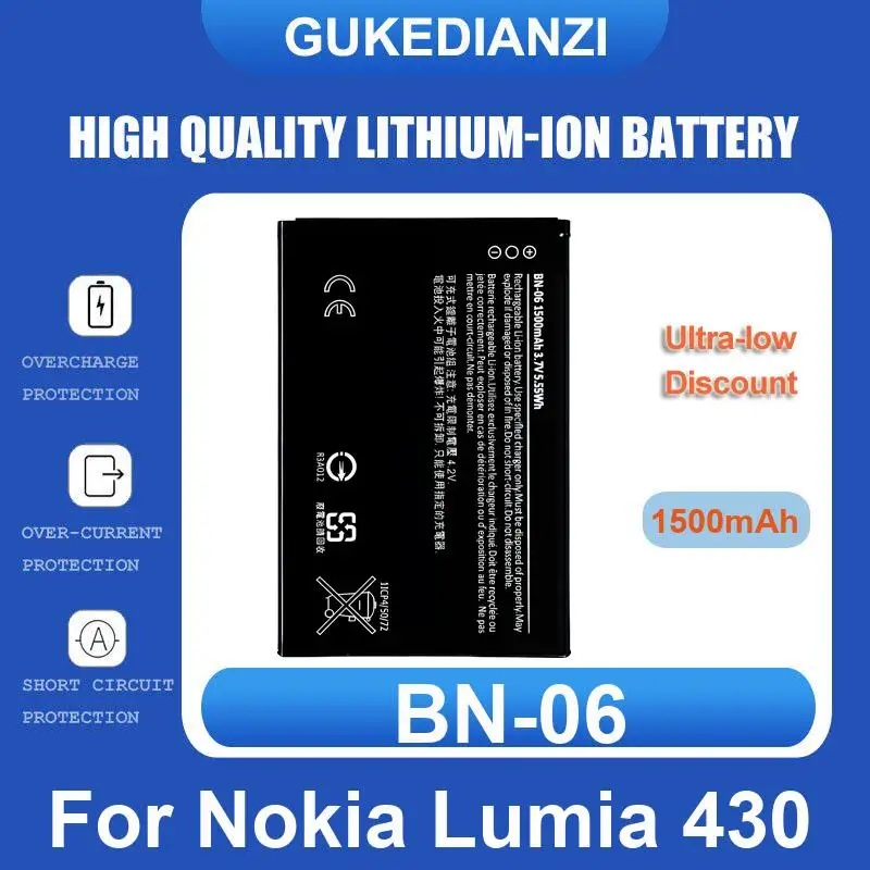 Battery For Nokia 8.1 2018 3.1 Plus 4.2 Lumia 430 X 1045 RM-980 Normandy/X2 X+ 1013 X2DS XL 4G RM-1061 RM 1061 RM-1030 RM-1042