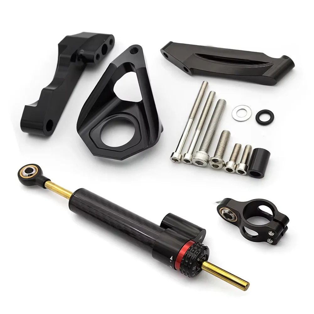 สําหรับ Suzuki GSXR600 750 K4 2001-2005 CNC อลูมิเนียมรถจักรยานยนต์ STEERING Damper Stabilizer Bracket ติดตั้งชุดสนับสนุนผู้ถือ