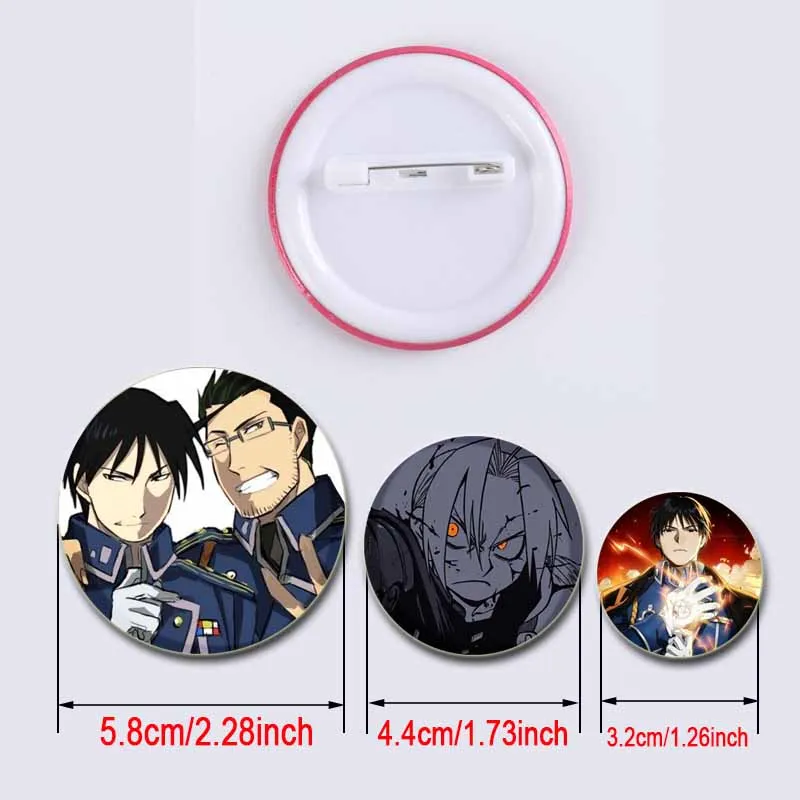 Anime Fullmetal Alchemist Enamel Pins Handmade Brooches for Clothes Backpack Decoration Cartoon Badge Jewelry Accessories Gifts