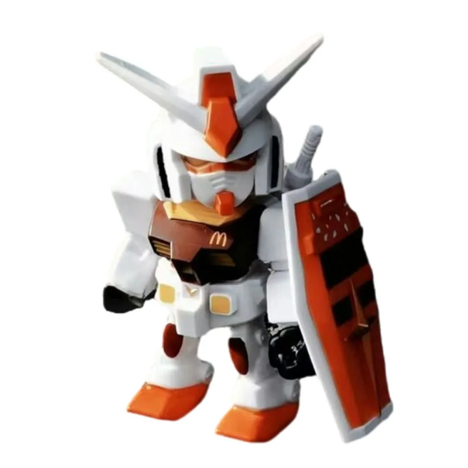 Mcdonald Gundam Figuur Qmsv Rx-78-2 Ver Angus Mobiel Pak Actie Beeldje Verzamelbaar Model StandRobot Kits ของขวัญของเล่น