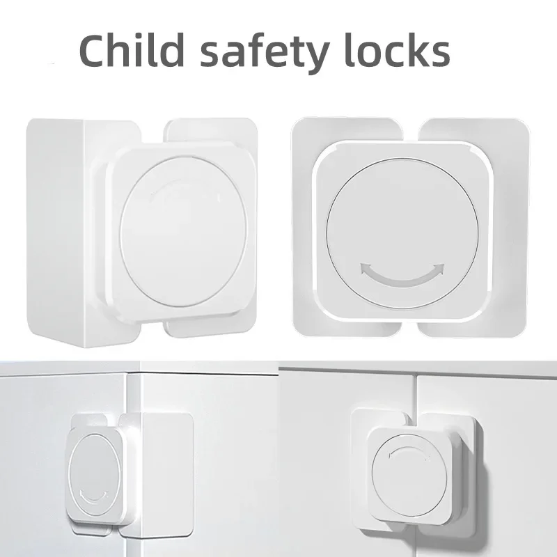 Child Safety Lock Baby Anti Pinch Cabinet Door Refrigerator Lock Drawer Lock Window Multifunctional Protection Child Safety