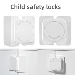 Cerradura de seguridad para niños, cerrojo antipellizco para puerta de armario, refrigerador, cajón, ventana, protección multifuncional, seguridad para niños