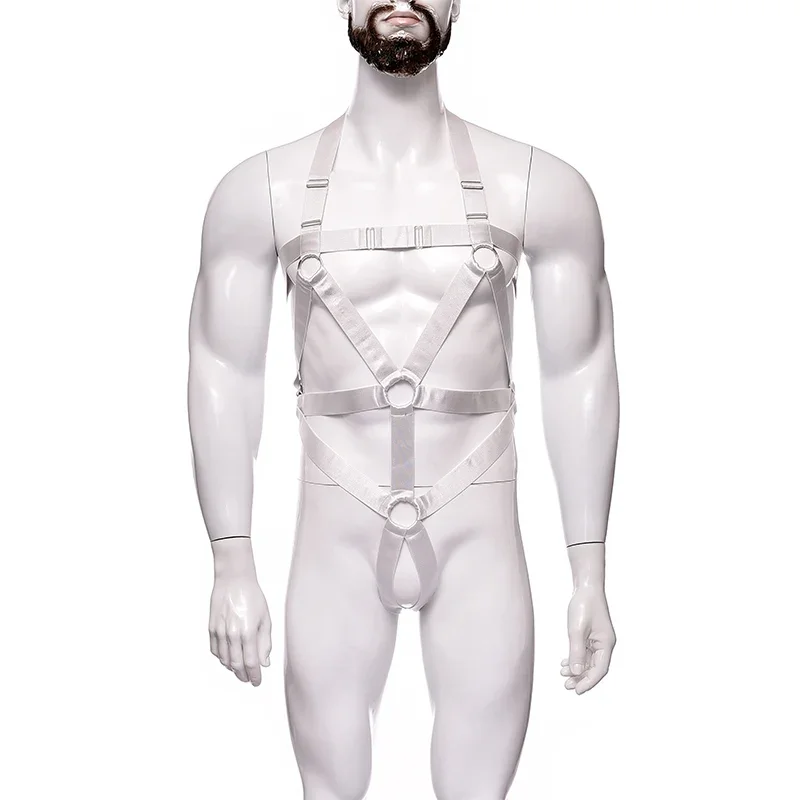 

Мужской эластичный нагрудный ремень на Хэллоуин, комплект ремней, лямки, нижнее белье, мужской Холтер, костюмы для косплея для ночного клуба