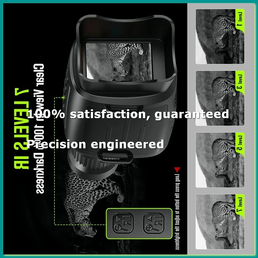 Monocular Night Vision Device 16X Digital Zoom 1080P HD Infrared Camera Telescope Outdoor Search Full Darkness 300m-FABY