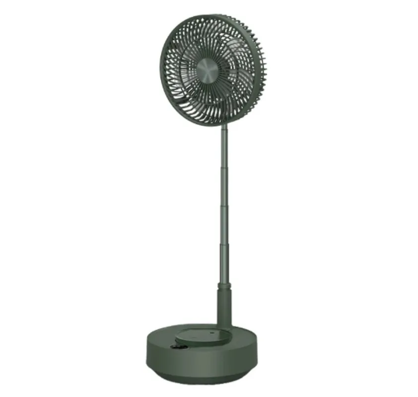 E908 Foldable Air Purifying Fan, 5-Speed Remote Control, 8000mAh, Humidifier, Telescopic Floor/Desk Fan