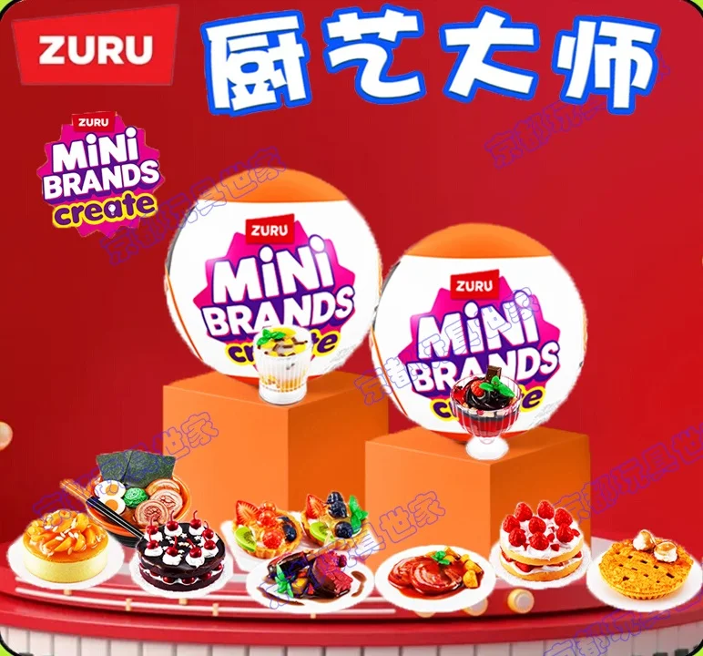 En Stock Zuru Mini marcas Toys5 Mini marcas sorpresa juguete juguetes en miniatura caja ciega comida crear bola juguete en miniatura Original regalo
