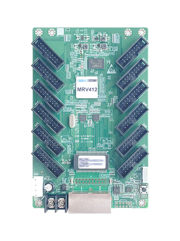 Novastar-大型LEDビデオスクリーン受信カード,カセット,512x512ピクセルインターフェース,12ハブ75e,mrv412,フルカラー