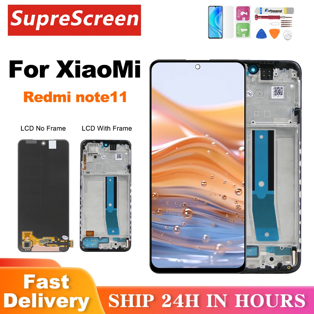 LCD Voor Xiaomi redmi note 11 2201117TG 2201117TY Display Touch