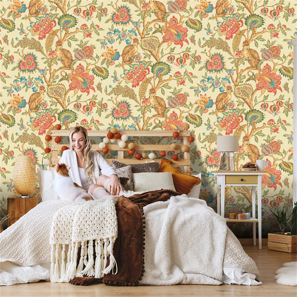 

Индивидуальные 3D фотообои в скандинавском стиле с изображением обезьян, виниловые обои для гостиной, настенное искусство, декор для дома