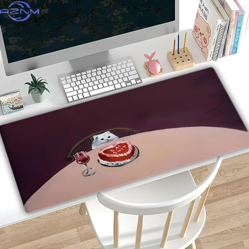 Non-Slip Rubber Mouse Pad with High-Definition Anime Print, Durable Stitched Edges for Home And Office, Ideal for Gaming And Des
