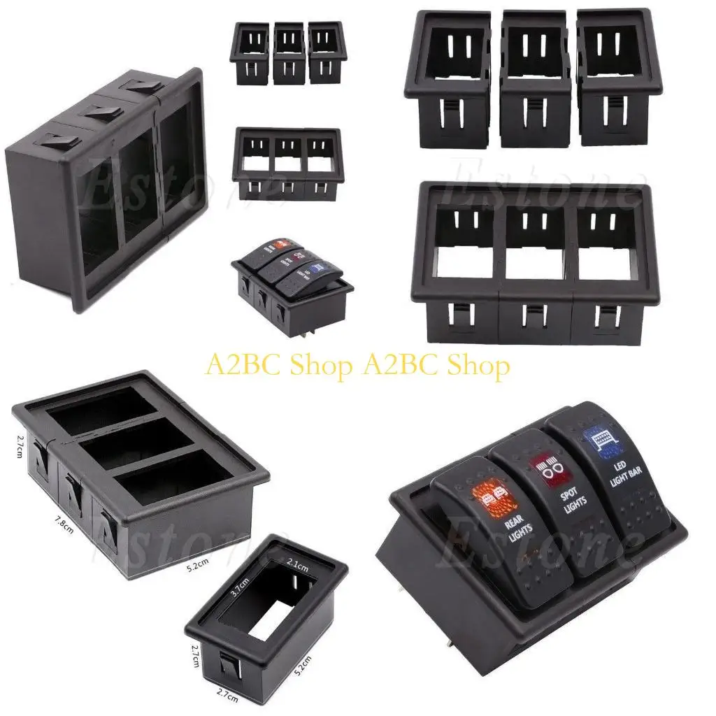 

A2BC 3 Rocker Switch Clip Панель панели сборочной патруль корпус для типа Arb Carling Type