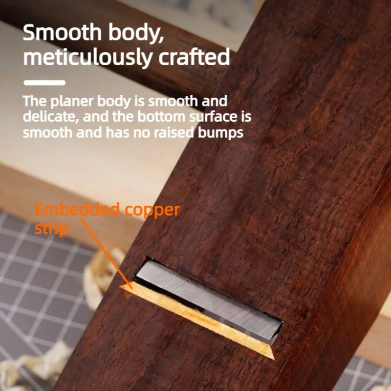 High Precision Wood Hand Plane DIY Woodworking Furniture Crafting Manual Planer Wood Smoothing Carpenter Essential Cutting Tool