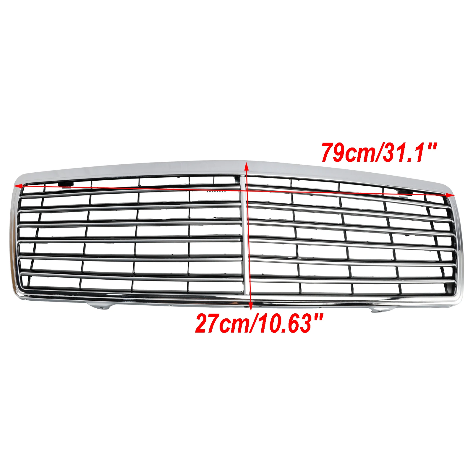 For Mercedes Benz S-Class W140 1992-1998 Chrome Front Bumper Grill Grille