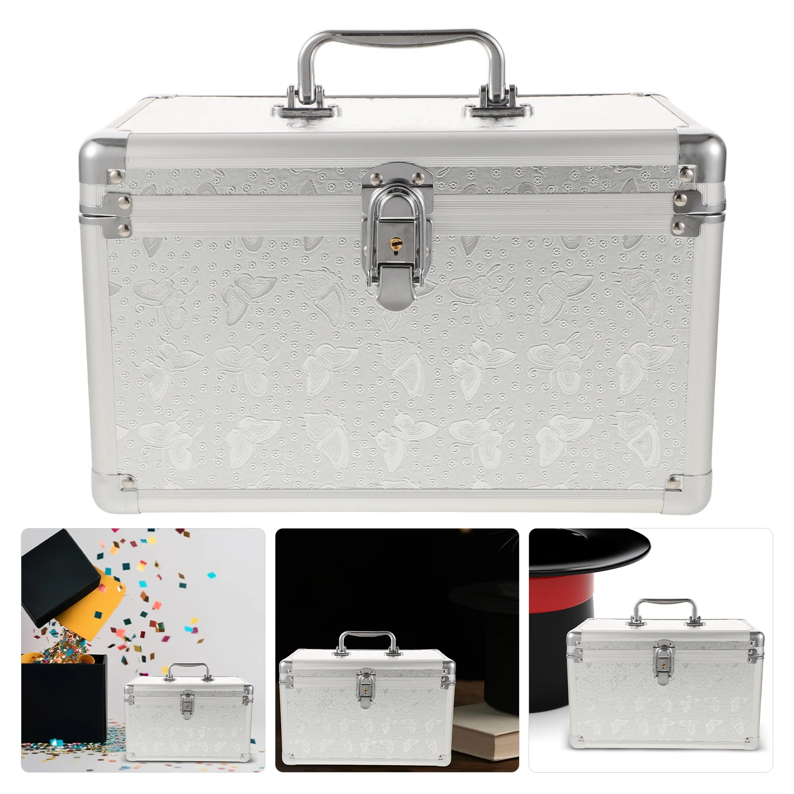 

Portable Aluminum Alloy Tool Box Multi-Functional Storage Case for Outdoor Use Rugged Weather-Resistant Scratch-Resistant