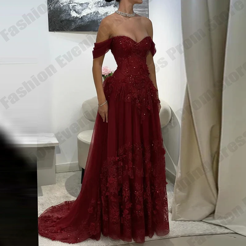 2026 Burgunderrote Abendkleider für Damen, Tüll, Meerjungfrau, Prinzessin, Ballkleid, formelles Cocktail-Partykleid, maßgeschneiderte Robe de Soirée