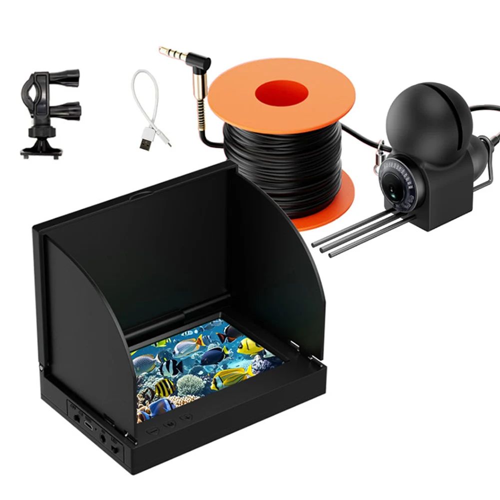 

4.3Inch For Ultra Clear ​screen Fish Finder Underwater Fishing Camera Ice Boat IP67 Waterproof Grade Muddy Water Penetration