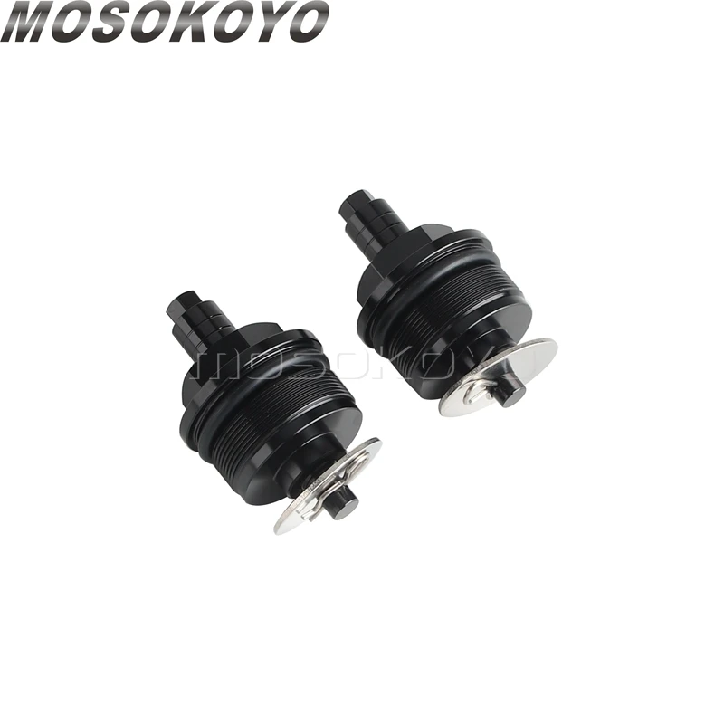 Motorcycle Aluminum Front Shock Absorber Fork Screws Preload Adjuster Screw Bolt Cap For Suzuki GSX250R DL250 GW250 DL GW 250