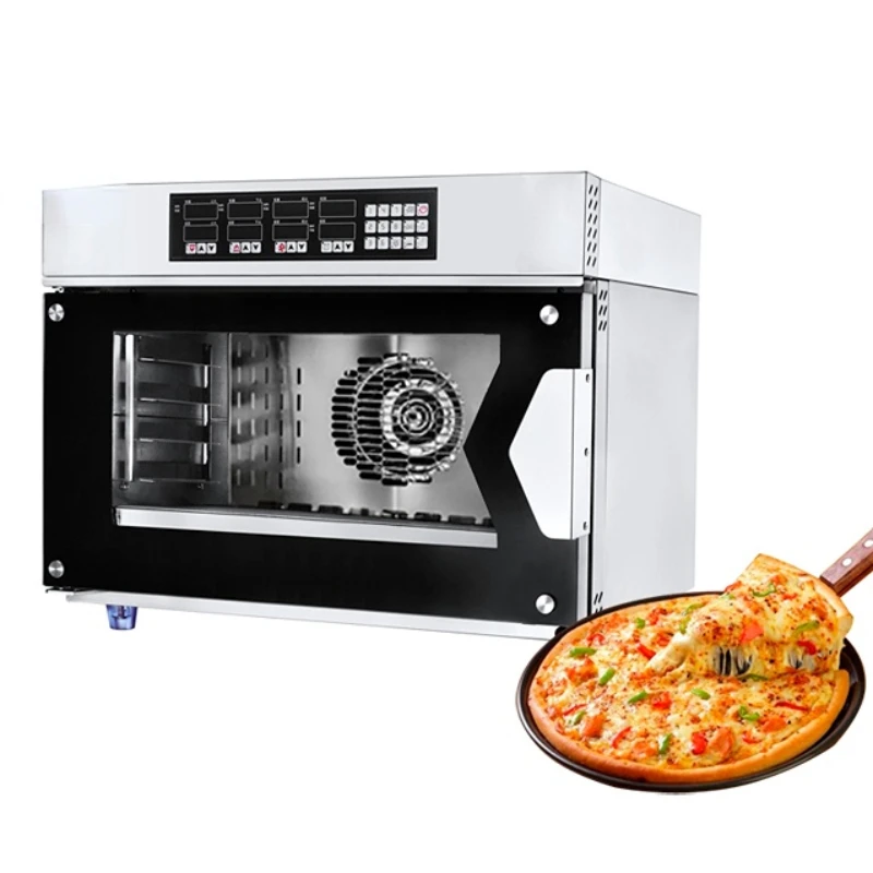 Hete Lucht Oven Specificatie 3.5kw 4 Trays Pizza Brood Cake Bakkerij Apparatuur Andere Machines Industrie Apparatuur