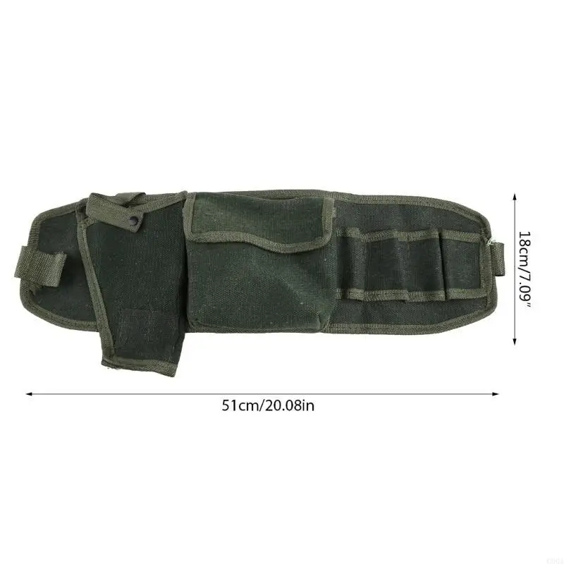 C90A Work Belt Men Multi-Pockets Tool Bag Used for Hand Tools Canvas