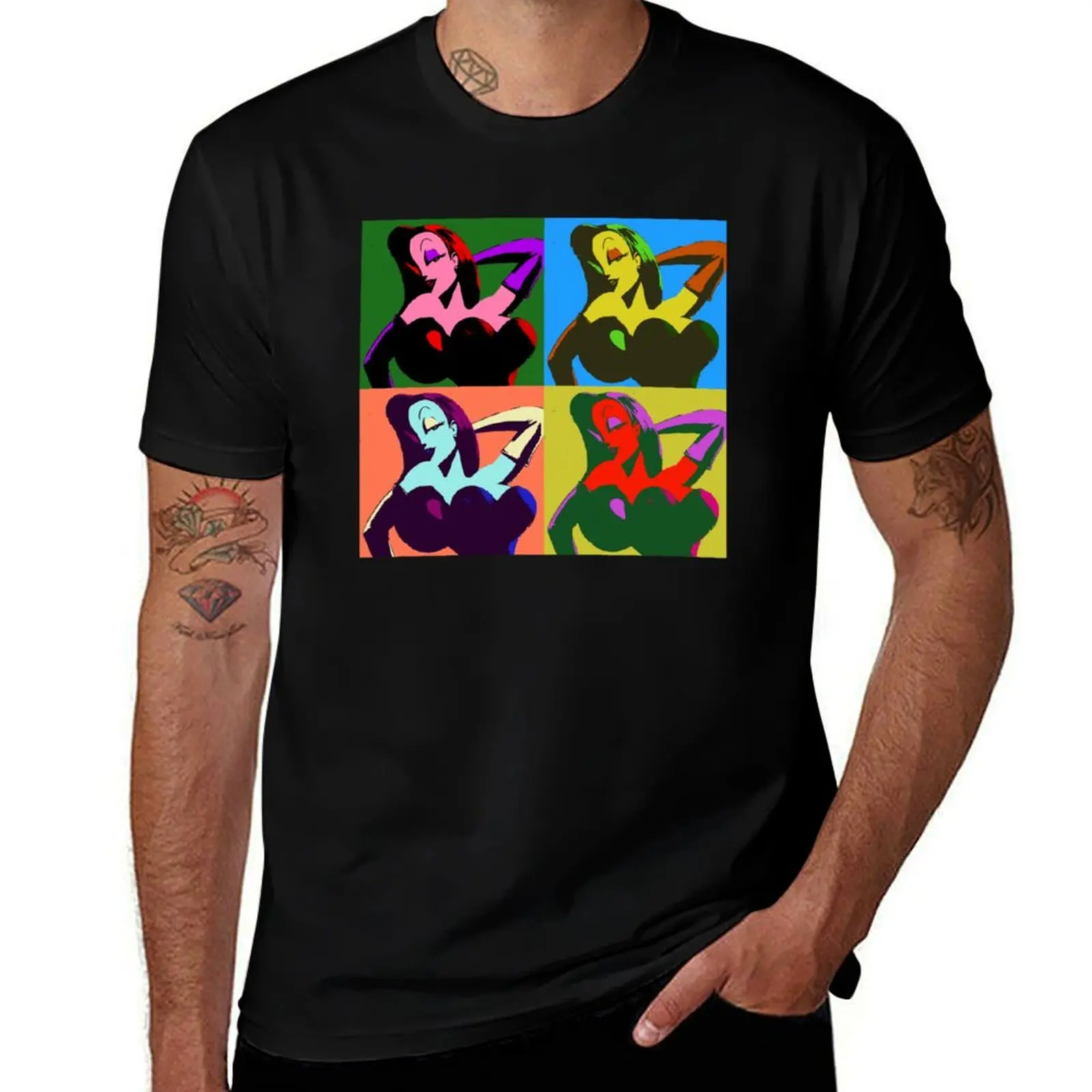 

Pop Art - Jessica Rabbit T-Shirt man t shirt designer graphic t shirts for man T-Shirt
