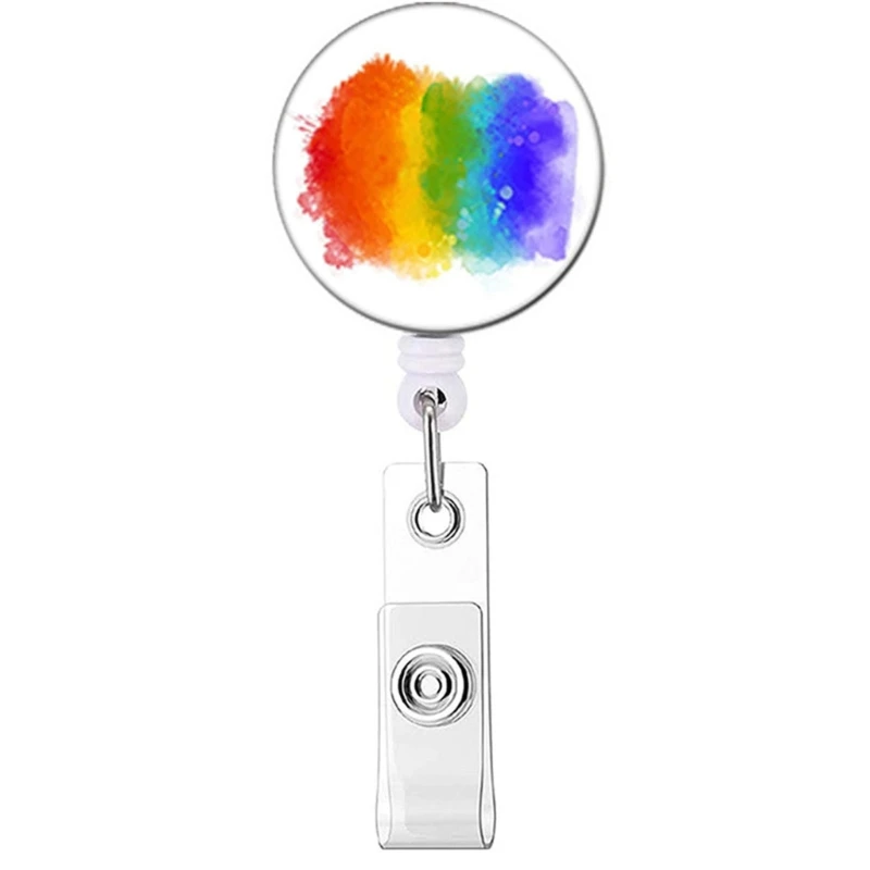 Badge Pin Badge Holder Pride Pins Rainbow Badge Hold Badge Clip Pride Jewelry Pride Gifts