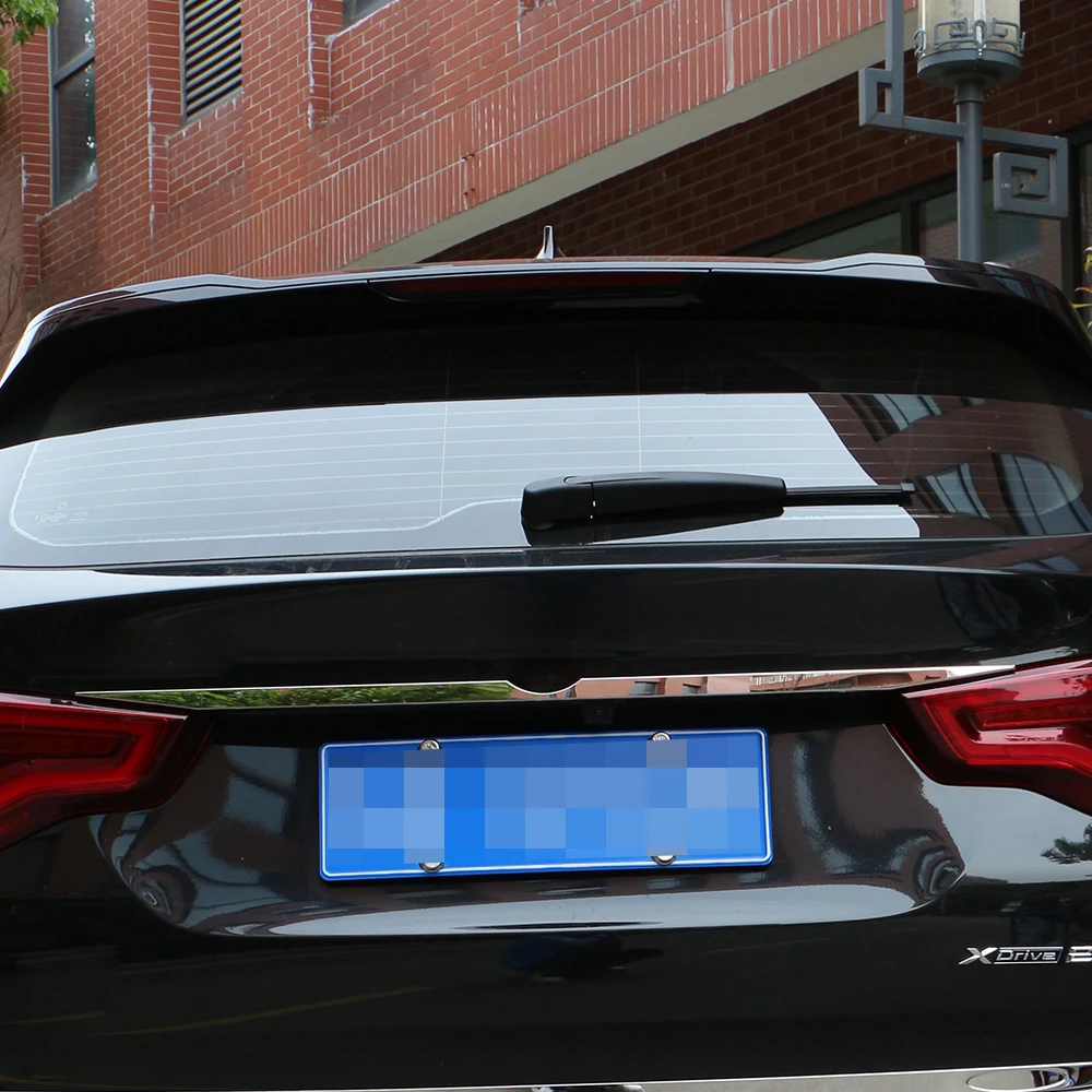 แผ่นปิดฝากระโปรงหลังรถสำหรับ BMW X3 G01 2018-2022สแตนเลสประตูท้ายรถฝาท้ายรถแถบหล่อภายนอกอุปกรณ์เสริม