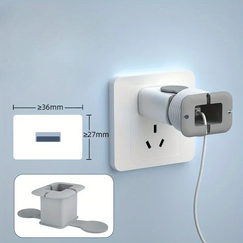 

Cable Winder Charger Protective Case Charging Data Cable Winder Travel Storage Bracket Charger Partner