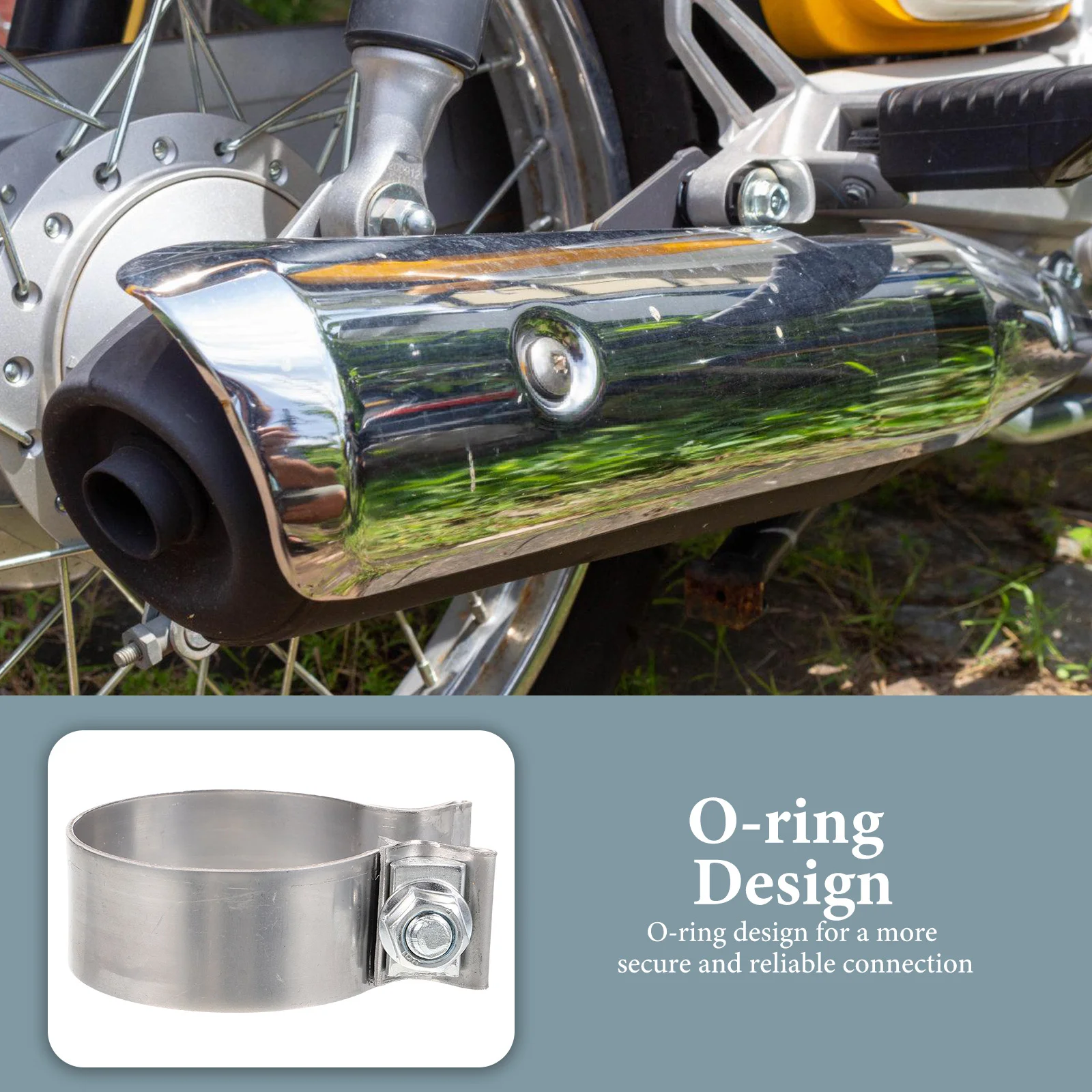 

1pcs 2.5 Inch Stainless Steel Exhaust Pipe Clamp Joint Band For Muffler Repair Kit Sleeve Coupler Fastening System Clamp