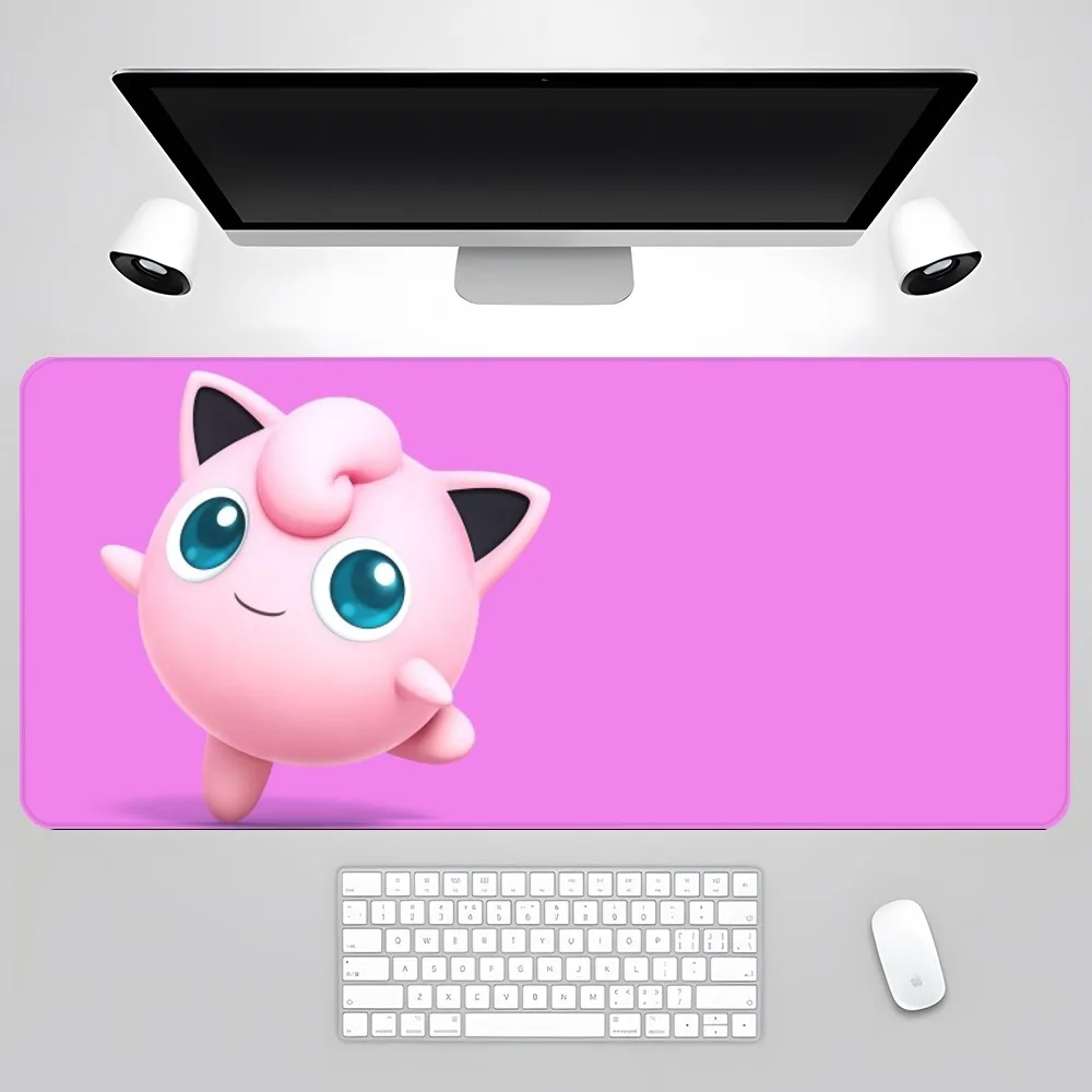 Pokemon Jigglypuff Mouse Pad Gamer Pc Gaming Accessories Rubber Mat XXL Deskmat Mats Keyboard Cabinet Mause Laptops