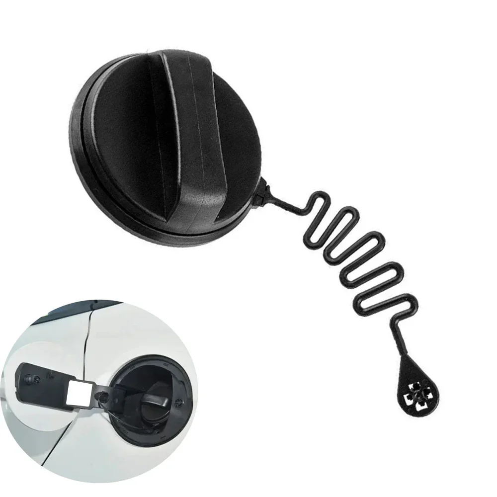 For Ford Fiesta MK5 Focus C-MAX Mondeo Galaxy Puma Ranger Transit Fuel Tank Filler Cap with Strap 1580852 E1F1-9030-AA