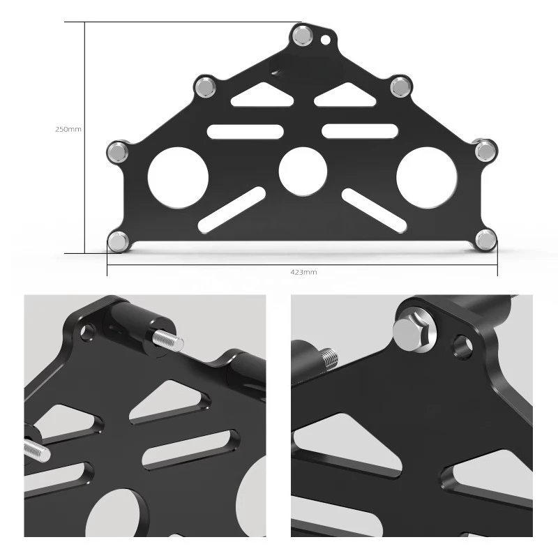 Engine Safety Bracket Support Plate Adapter Bracket for Duramax For LS7 LQ4 L96 LS LT/LS Chevy SBC BBC