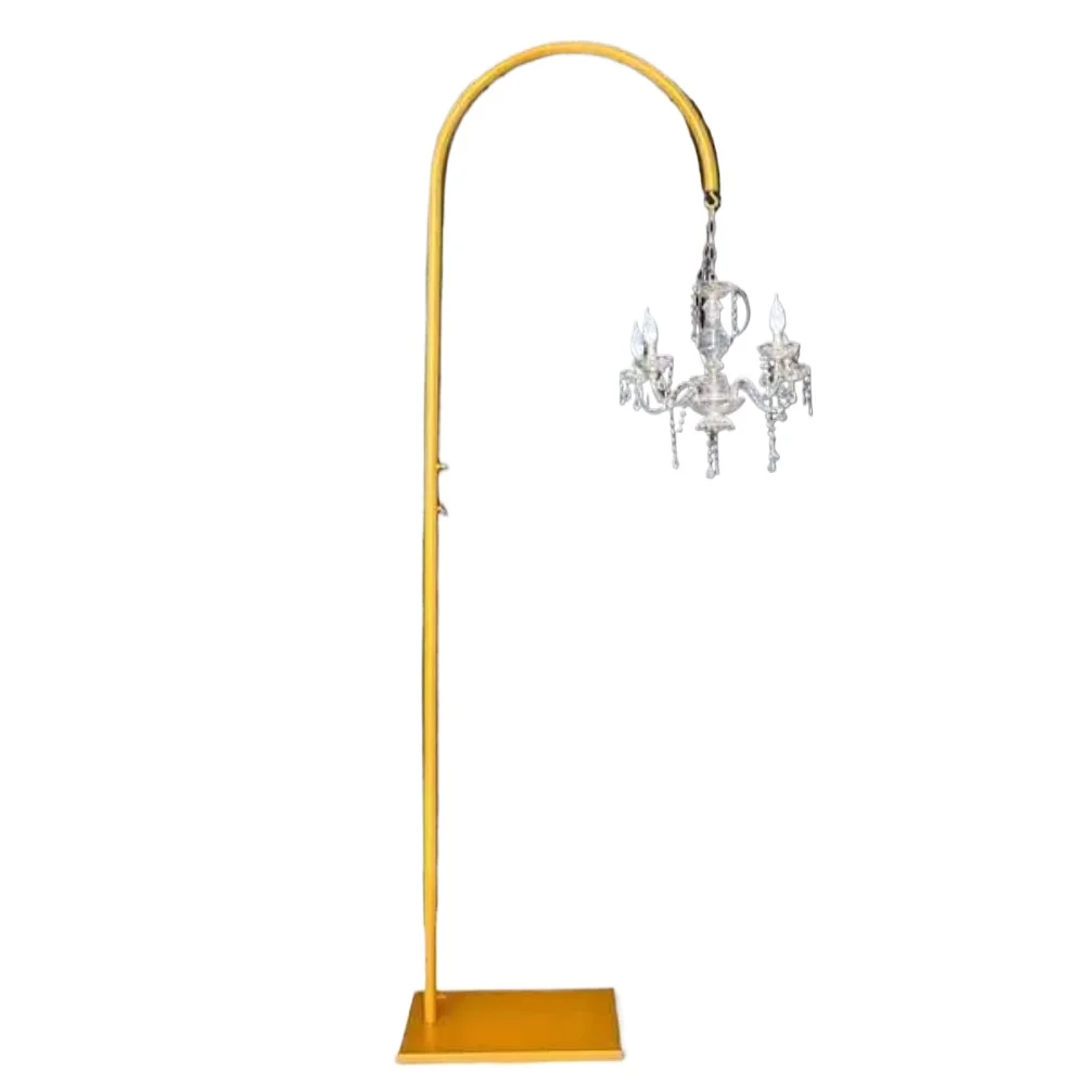 New Iron Gold Arch Pedestrian Path Background Pendant Hanger Wedding Arch