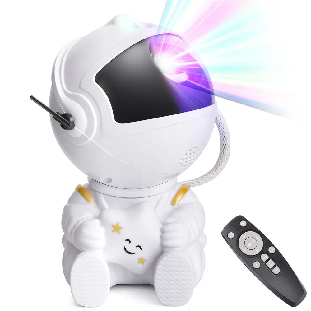 Astronaut Light Projector met Nebula Galaxy Projector Nachtlampje Sterprojector voor thuis Decoratieve slaapkamer Kinderen Kindercadeau