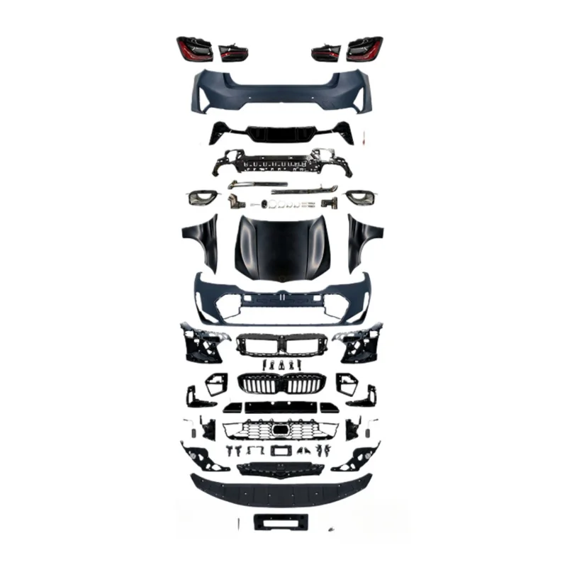 

-Tech Style Complete Conversion Body Kit Auto Bumper Hood Exterior Modification Parts