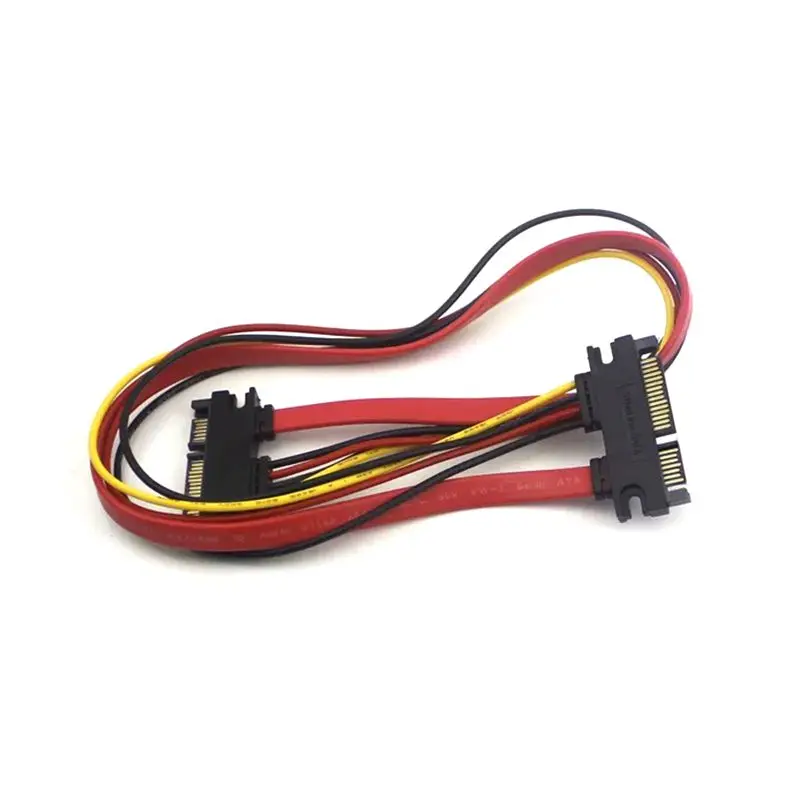 SATA 7+15Pin Male to Male Serial Port Power Data Cable SATA22Pin Male to Male Hard Disk Drive Extension 10cm 30cm 50cm
