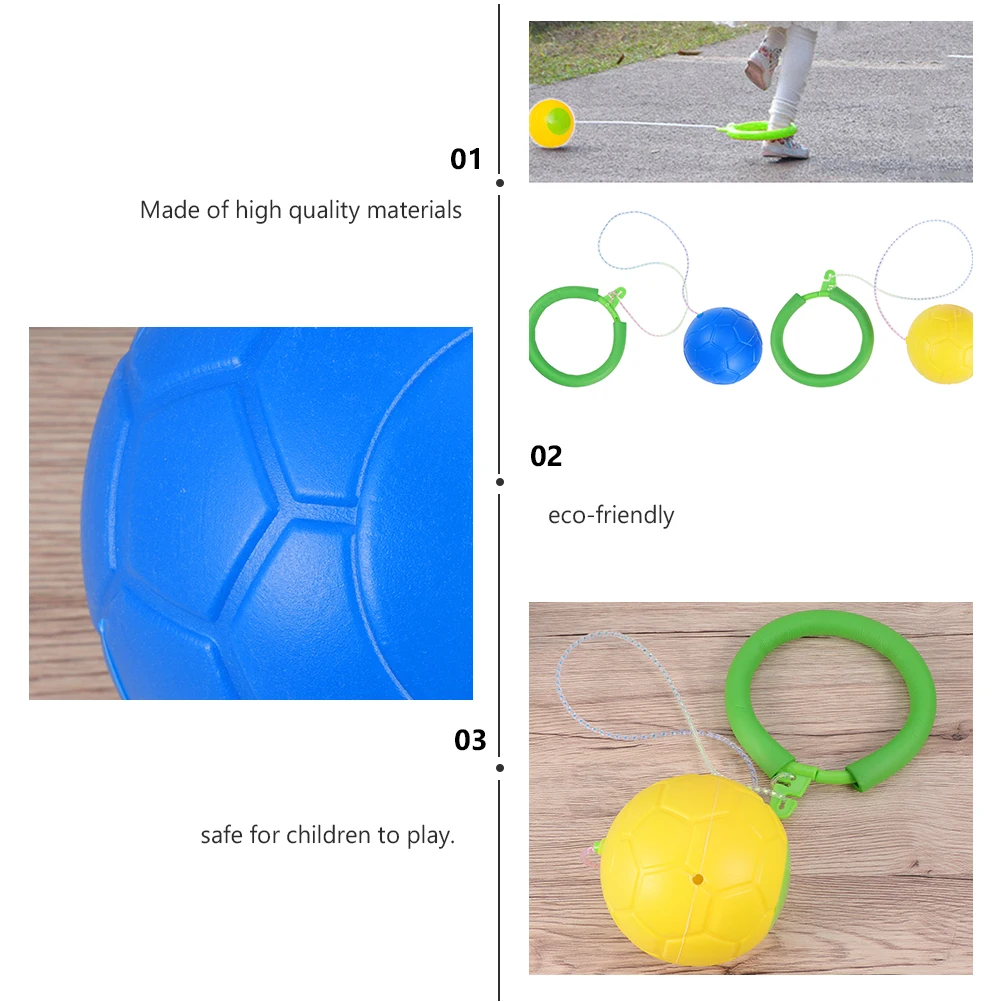 

2pcs Rotating Jumping Ring Kids Toys PVC Bouncy Balls Gym Equipment Fitness Exercise Child Outdoor Indoor Ball Toy