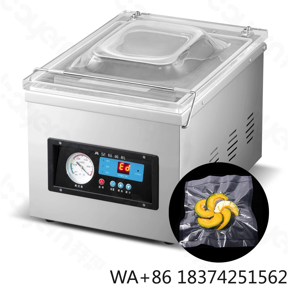 

DZ-320 Semi Automatic Desktop Vacuum Sealer Packing Machine Food Bag Packaging Machine for Food Rice Meat Fish