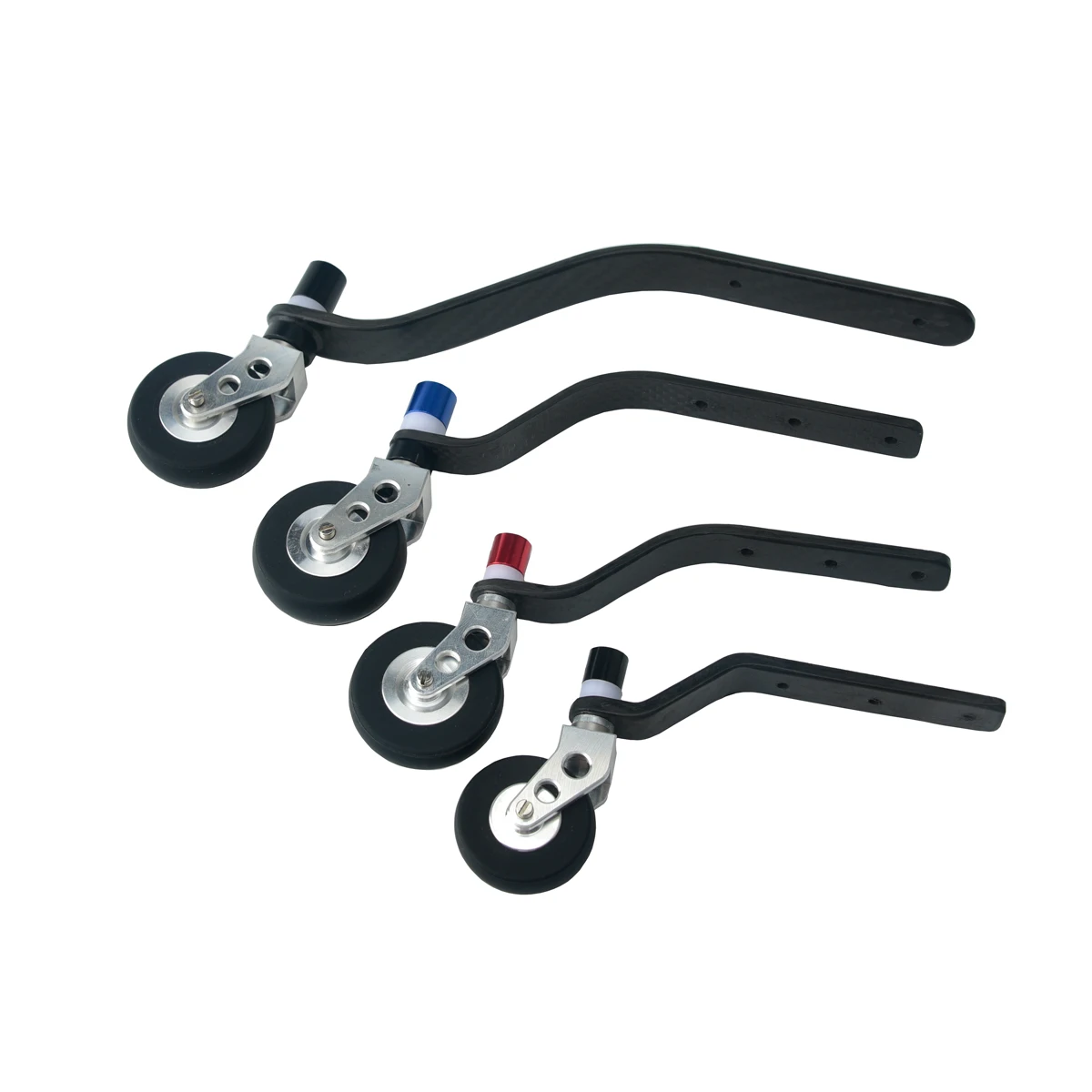 1 jeu de roues de remplacement pour train d'atterrissage en Fiber de carbone, 20CC/ 40CC/ 50CC/ 63CC/ 80CC/ 100CC, pour moteur à essence, avion RC