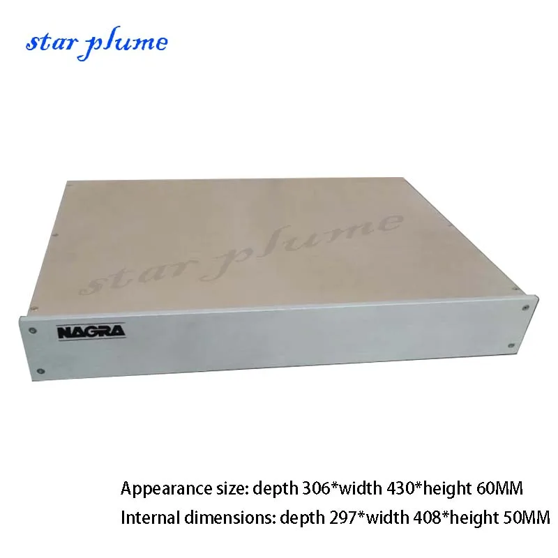 

306*430*60mm NAGRA All-Aluminum Amplifier Case Professional Preamplifier\DAC/Vacuum Tube Amplifier Audio Shell DIY Box