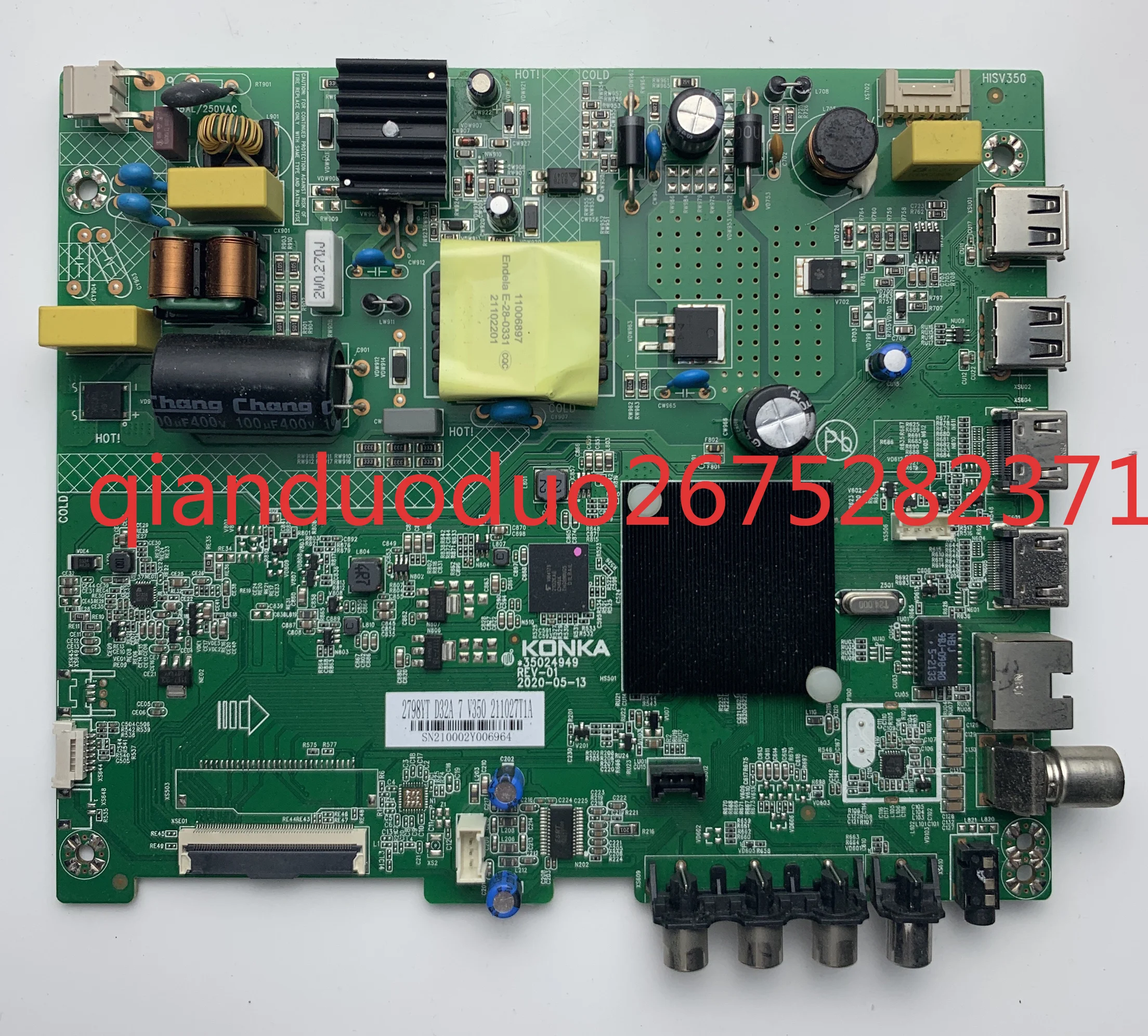 

Подходит для основной платы Konka LED32K2024A 32S2 F32Y. 35024949 экран 3182YT/2798YT