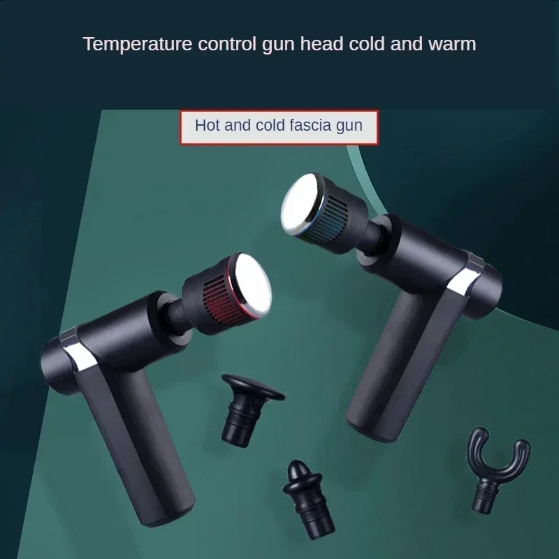 Hot SalesTemperature Control Gun Head Heating Hot Cold Muscle Massage Gun
