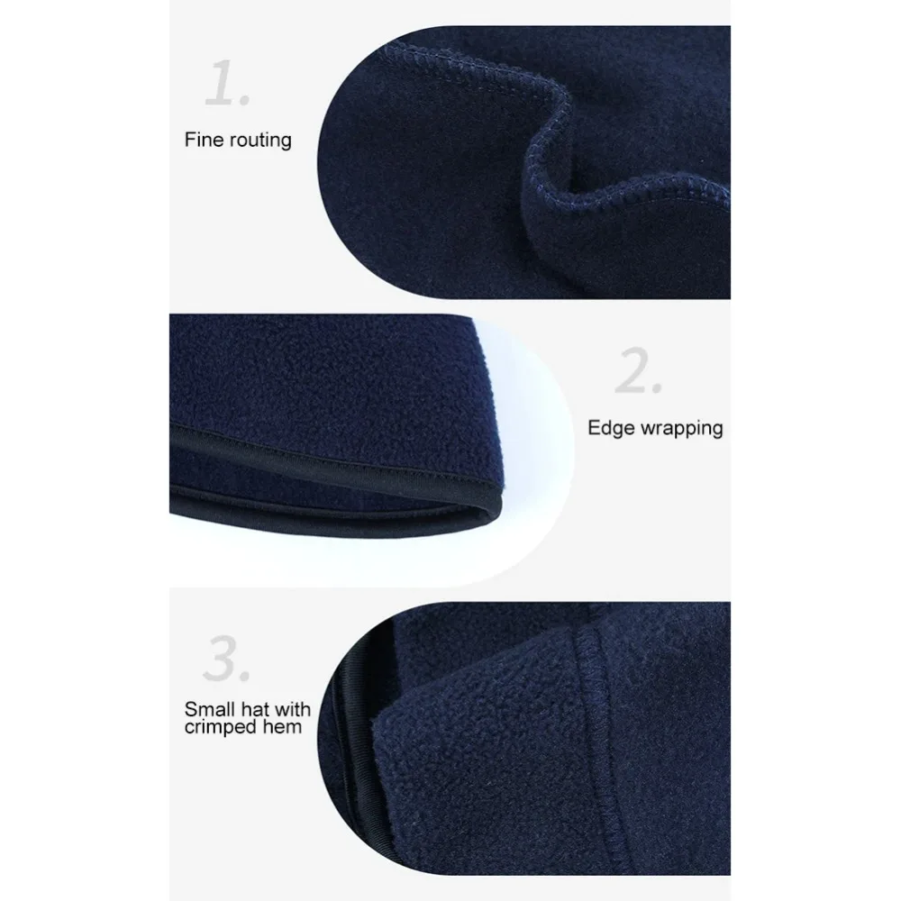 لينة بلون الصوف بالاكلافا قبعة تنفس يندبروف قناع هود بيني البلوز الدفء تنزه قبعة الدراجات الخريف/الشتاء