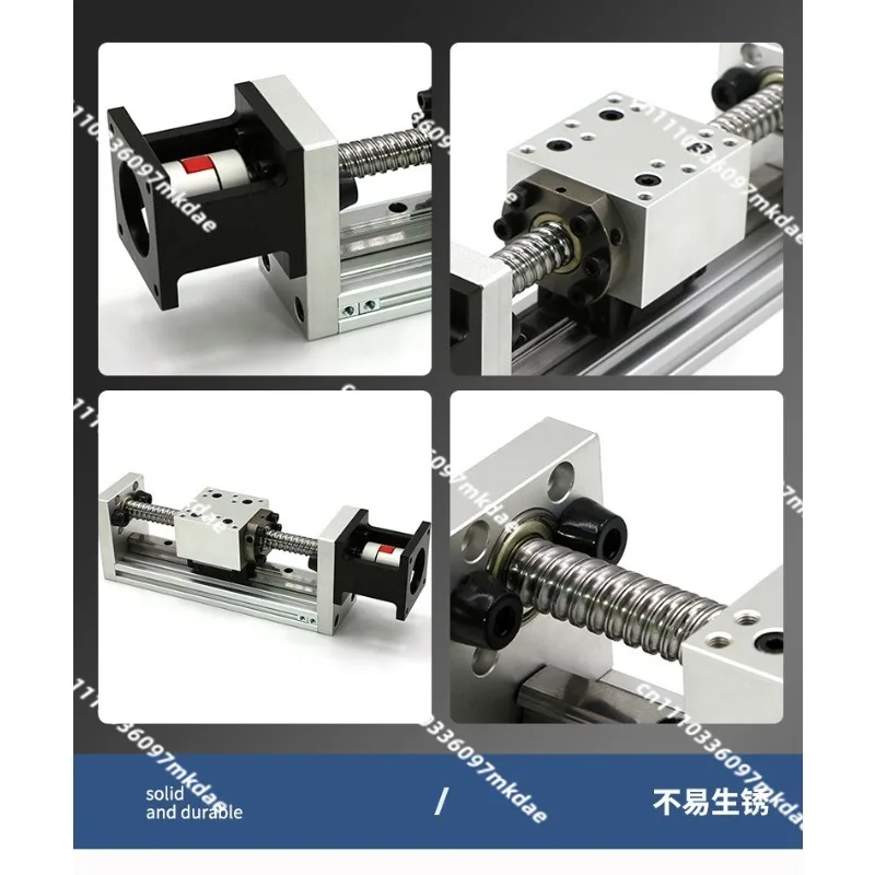 Linear ball screw guide slide module, hand-cranked electric screw slide, lifting transmission cross precision slide