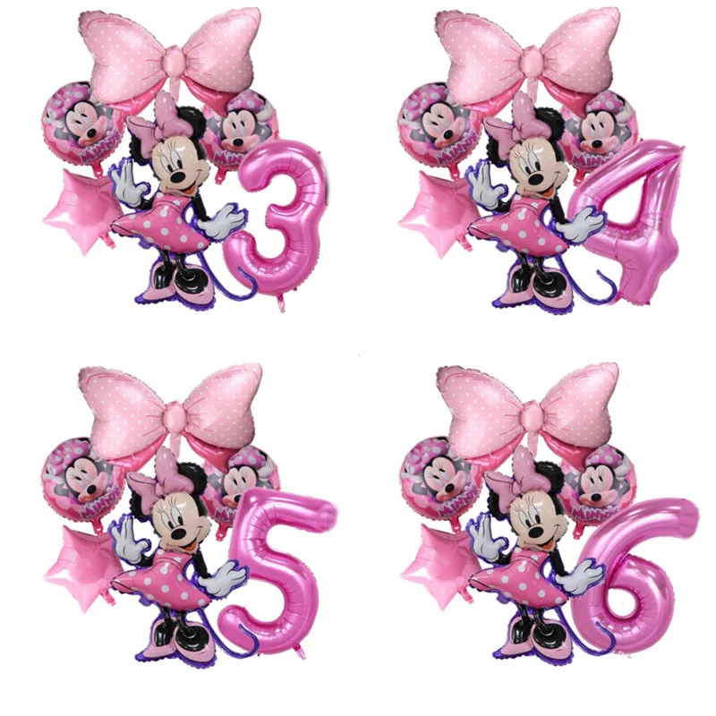 Disney Children\'s birthday party Mickey Minnie Mickey Mouse themed balloon set