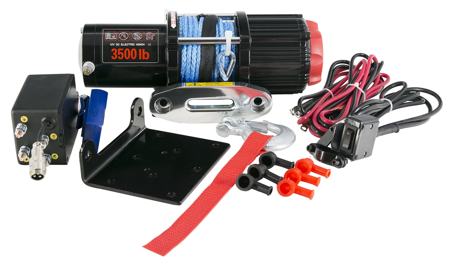 The New Target Brand Fine Quality High Speed 3500-4500lb Steel Cable Durable Usage GS Certified Electric Winch