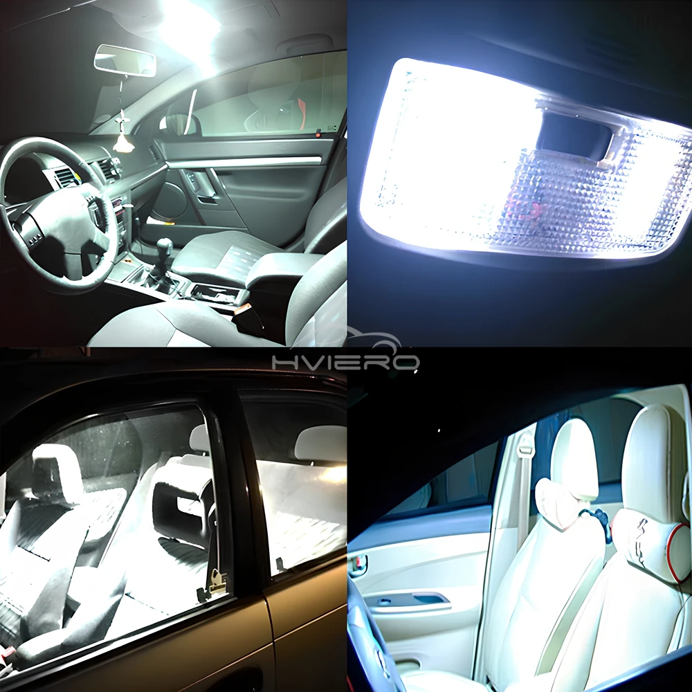 1pcs Super Bright Car LED T10 C5W COB 36SMD Reading Light Trunk License Plate Lamp Auto Dome Pathway Interior Lighting White Red