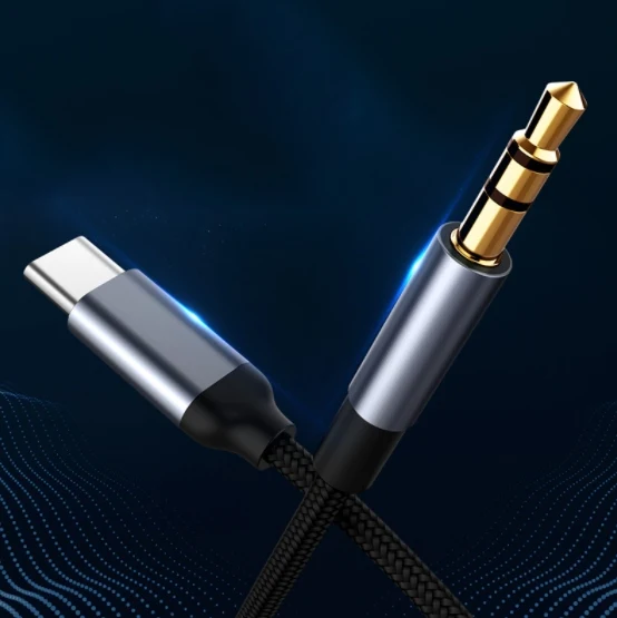 Fotografia 7: Cabo Adaptador Zenwire ZC-19 USB-C para 3.5mm AUX DAC Mini Jack para Celular, Cabo de Áudio de Alta Qualidade 1.5 M